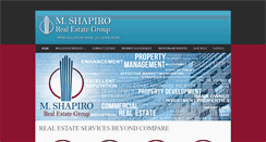 Desktop Screenshot of mshapirorealestate.com